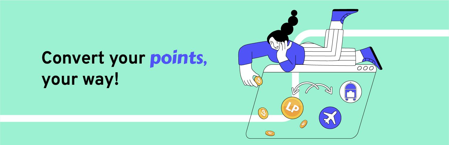 Linkpoints exchange. Convert Linkpoints to your preferred loyalty points or miles.